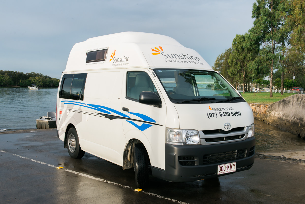 The Byron Campervan for hire on the Sunshine Coast.