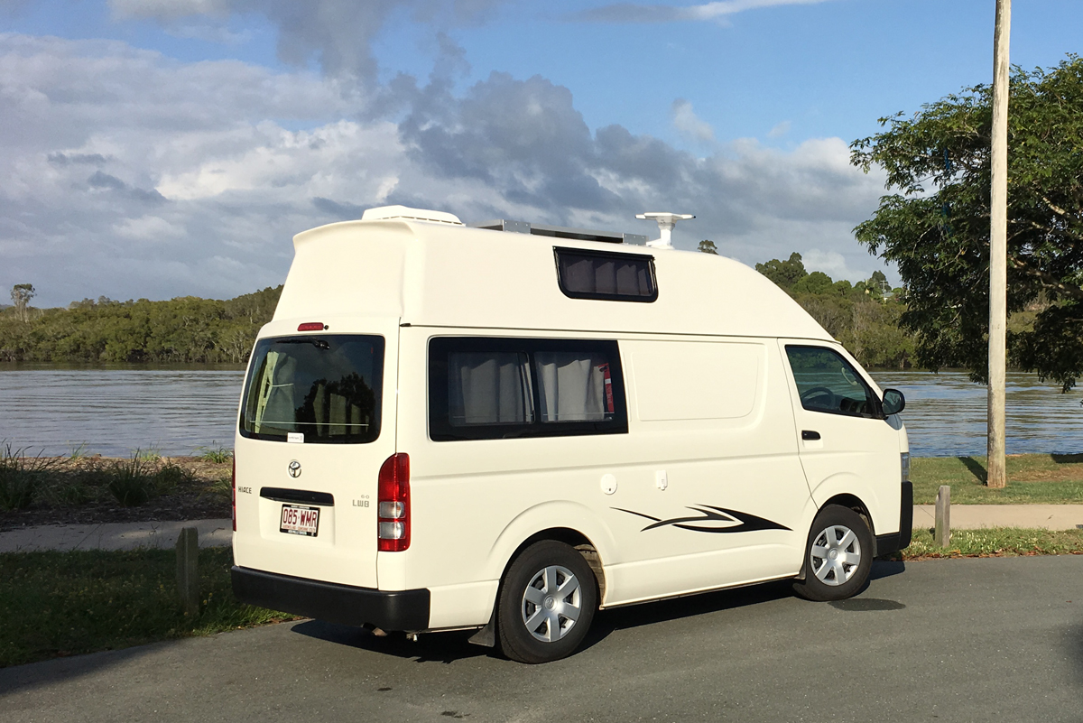 hi-top campervan for hire sunshine coast